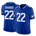 S.Seahawks #22 Rashid Shaheed Player Royal Limited Throwback Vapor F.U.S.E. Home Game Qdoa Stitched Jerseys