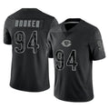 C.Bears #94 Austin Booker Player Black REFLECTIVE Limited Game Qdoa Stitched Jerseys