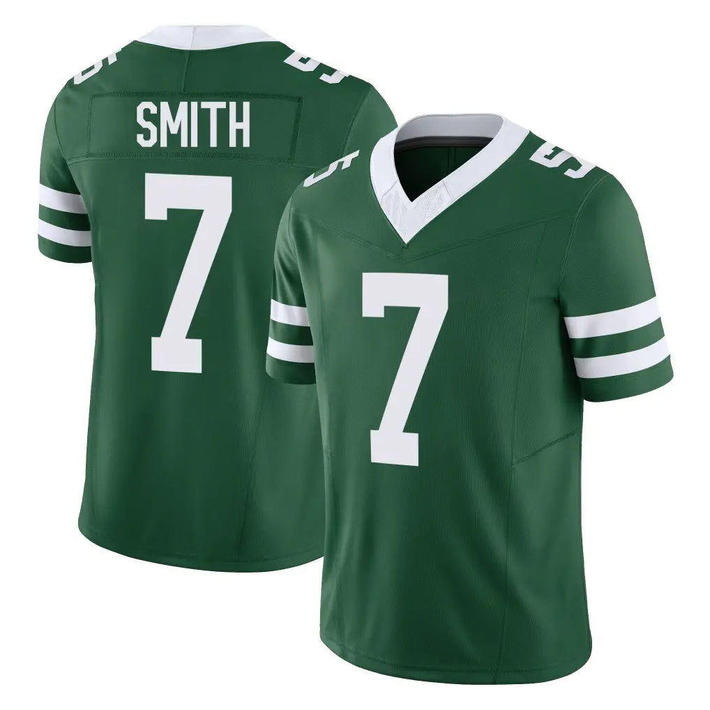 NY.Jets #7 Geno Smith Player Green Legacy Limited Vapor F.U.S.E. Home Game Qdoa Stitched Jerseys