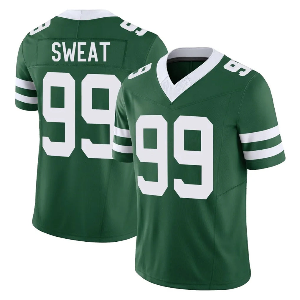 NY.Jets #99 T'Vondre Sweat Player Green Legacy Limited Vapor F.U.S.E. Home Game Qdoa Stitched Jerseys
