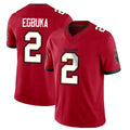 TB.Buccaneers #2 Emeka Egbuka Player Red Limited Vapor F.U.S.E. Home Game Qdoa Stitched Jerseys