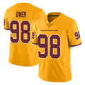 W.Commanders #98 Odafe Oweh Player Gold Limited Color Rush Home Game Qdoa Stitched Jerseys