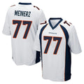 D.Broncos #77 Quinn Meinerz Player White Game Qdoa Stitched Jerseys