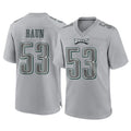 P.Eagles #53 Zack Baun Player Gray Atmosphere Fashion Home Game Qdoa Stitched Jerseys