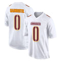 W.Commanders #0 Mike Sainristil Player White Tundra Fashion Home Game Qdoa Stitched Jerseys