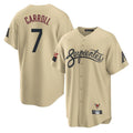 A.Diamondbacks #7 Corbin Carroll Player Tan City Connect Home Game Qdoa Stitched Jerseys