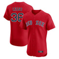 B.Red Sox #36 Triston Casas Player Red Limited Elite Home Game Qdoa Stitched Jerseys