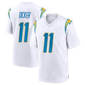 LA.Chargers #11 Cameron Dicker Player White Home Game Qdoa Stitched Jerseys