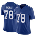 NY.Giants #78 Andrew Thomas Player Royal Limited Vapor F.U.S.E. Home Game Qdoa Stitched Jerseys