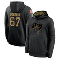 TB.Buccaneers #67 Luke Goedeke Player Black Salute to Service Sideline Performance Pullover Hoodies Home Game Qdoa Stitched Jerseys