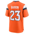 Qdoa D.Broncos #23 Jahdae Barron Orange 2025 NFL Draft First Round Pick Game Jersey