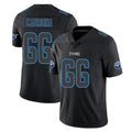 T.Titans #66 Fernando Carmona Jr. Player Black Impact Limited Home Game Qdoa Stitched Jerseys