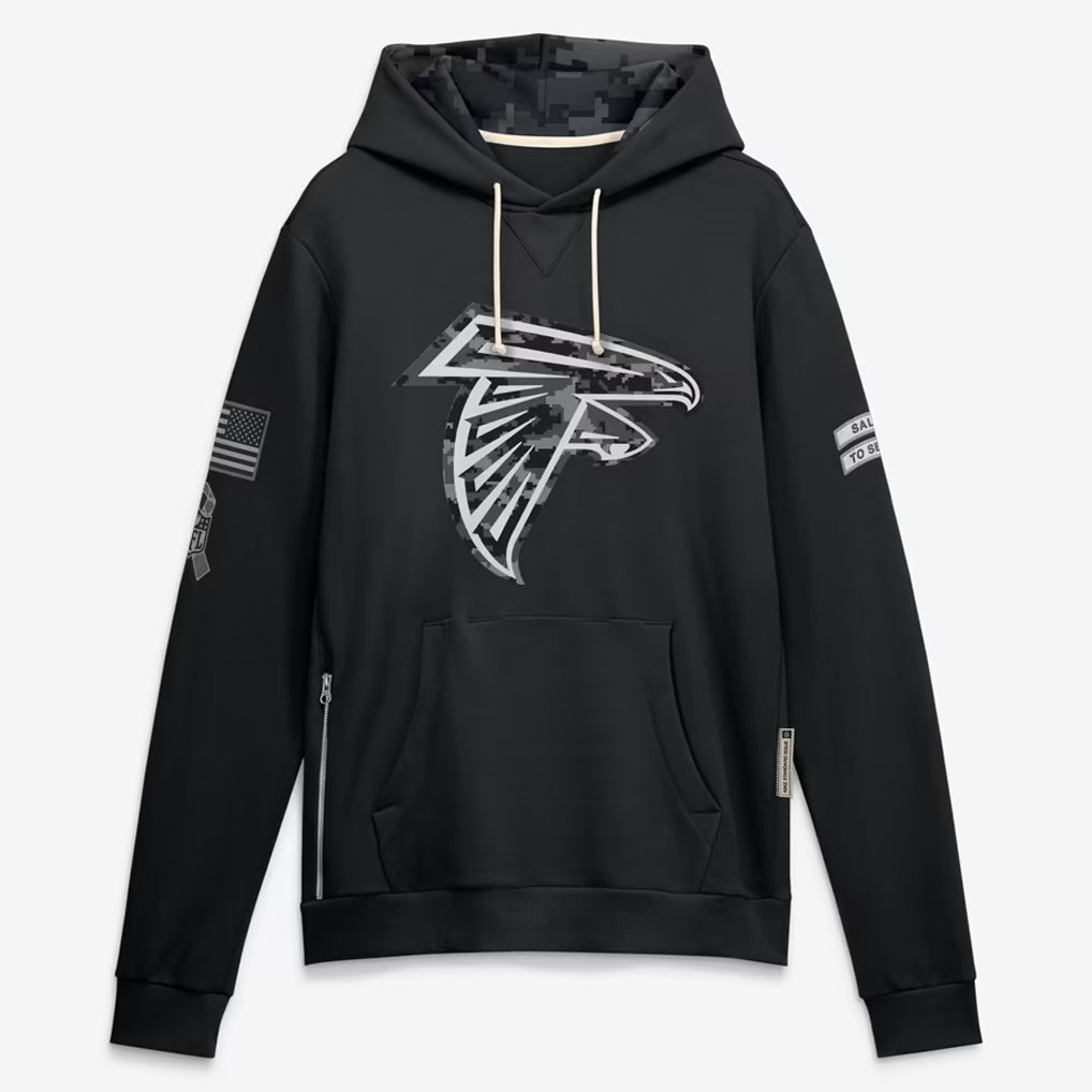 A.Falcons 2026 Black Logo Pullover Hoodies Limited Game Qdoa Stitched Jerseys