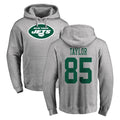 NY.Jets #85 Mason Taylor Player Gray LOGO Pullover Hoodies Limited Game Qdoa Stitched Jerseys