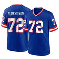 NY.Giants #72 Jermaine Eluemunor Player Royal Classic Home Game Qdoa Stitched Jerseys