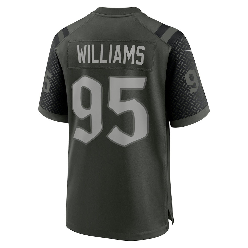 Qdoa NY.Jets #95 Quinnen Williams Gotham Green 2025 Rivalries Collection Game Jersey