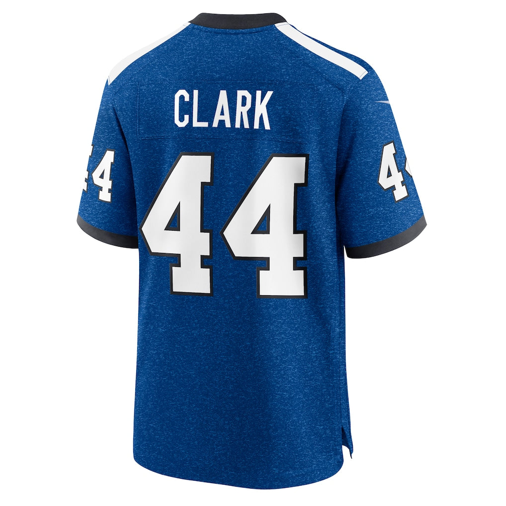 Qdoa IN.Colts #44 Dallas Clark Blue Retired Player Alternate Game Jersey