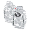 SF.49ers ## 49ers Blank Player Arctic Camo Limited Salute to Service Pullover Hoodies Game Qdoa Stitched Jerseys