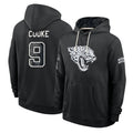 J.Jaguars #9 Logan Cooke Player 2026 Black Logo Pullover Hoodies Limited Game Qdoa Stitched Jerseys