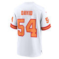 Qdoa TB.Buccaneers #54 Lavonte David White 50th Season Game Jersey