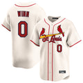 St. Louis Cardinals #0 Masyn Winn Player Cream Home Limited Qdoa Stitched Jerseys
