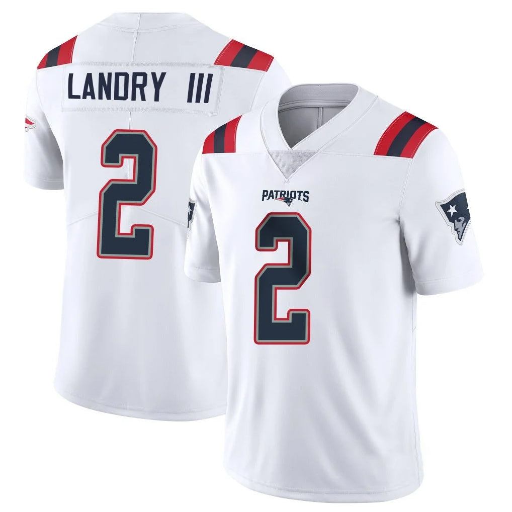 NE.Patriots #2 Harold Landry III Player White Vapor Untouchable Home Game Qdoa Stitched Jerseys