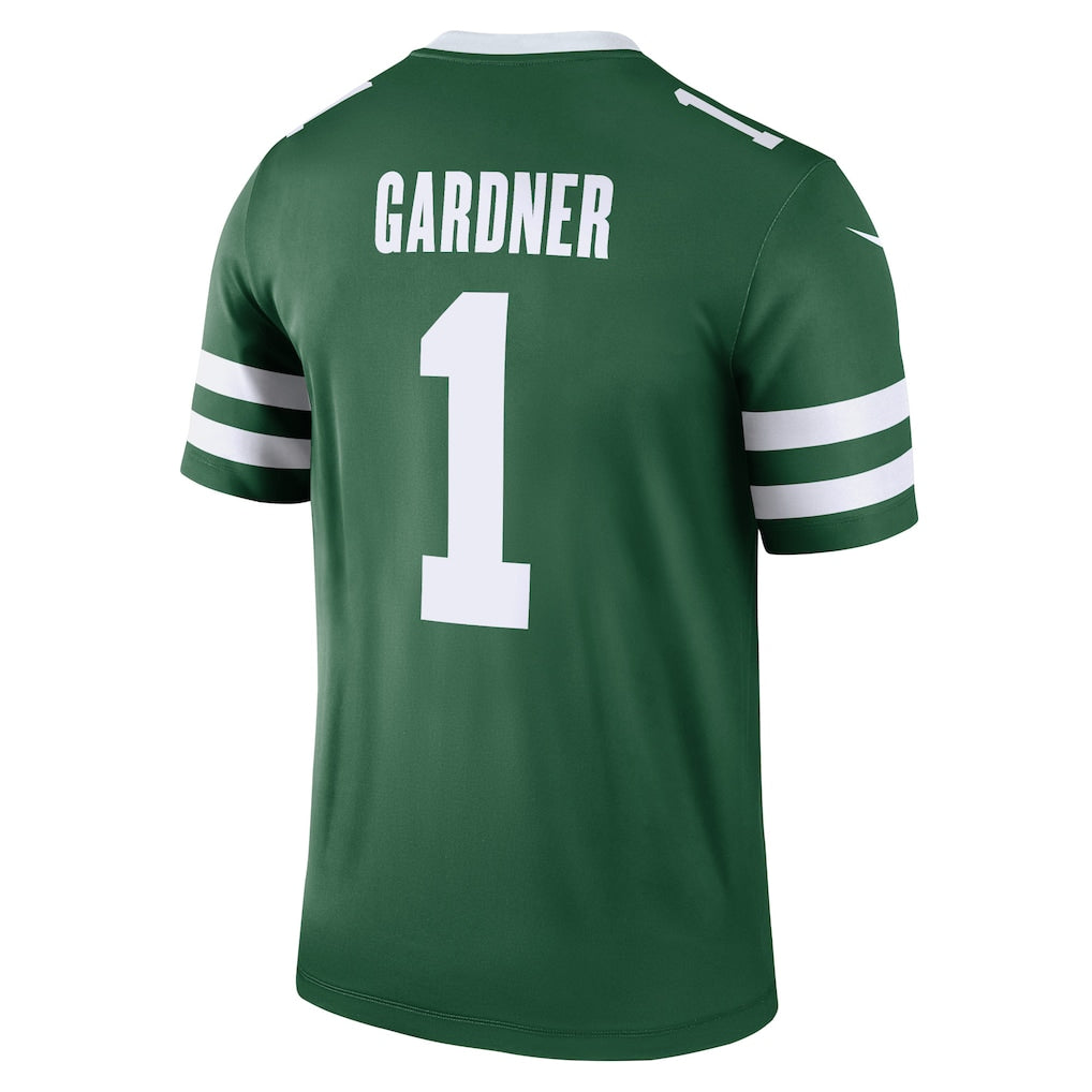Qdoa NY.Jets #1 Ahmad Sauce Gardner Green Legend Player Performance Top Jersey