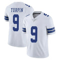 D.Cowboys #9 KaVontae Turpin Player White Vapor Untouchable Limited Home Game Qdoa Stitched Jerseys