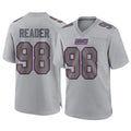 NY.Giants #98 DJ Reader Player Gray Atmosphere Fashion Limited Game Qdoa Stitched Jerseys