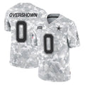 D.Cowboys #0 DeMarvion Overshown Player Arctic Camo Salute to Service Limited Home Game Qdoa Stitched Jerseys