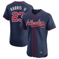 A.Braves #23 Michael Harris II Player Navy Limited Elite Home Game Qdoa Stitched Jerseys