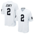 LV.Raiders #2 Ashton Jeanty Player White Home Game Qdoa Stitched Jerseys