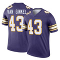 M.Vikings #43 Andrew Van Ginkel Player Purple Limited Classic Home Game Qdoa Stitched Jerseys