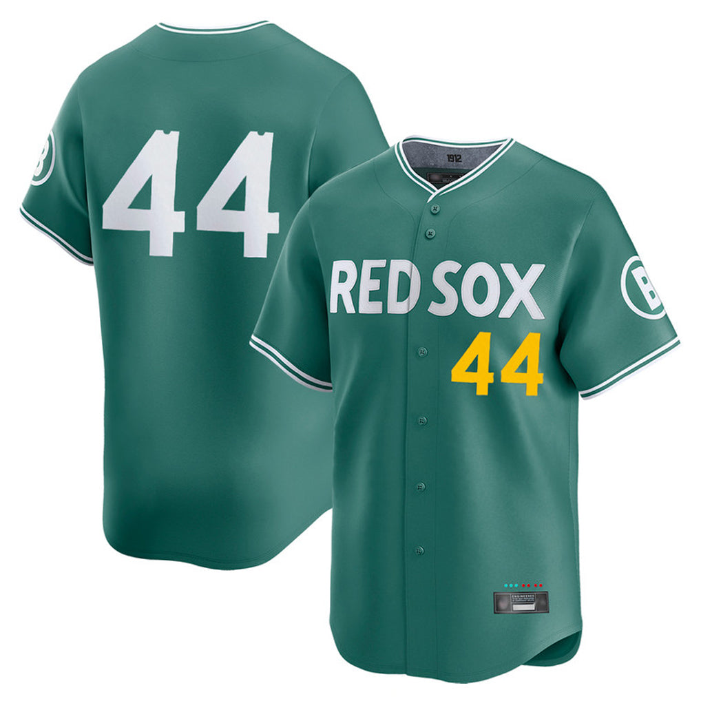 B.Red Sox #44 Aroldis Chapman Player Green City Connect Limited Home Game Qdoa Stitched Jerseys