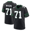 NY.Jets #71 Josh Myers Player Black Legacy Home Game Qdoa Stitched Jerseys