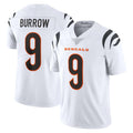 C.Bengals #9 Joe Burrow Player White Vapor Untouchable Limited Home Game Qdoa Stitched Jerseys