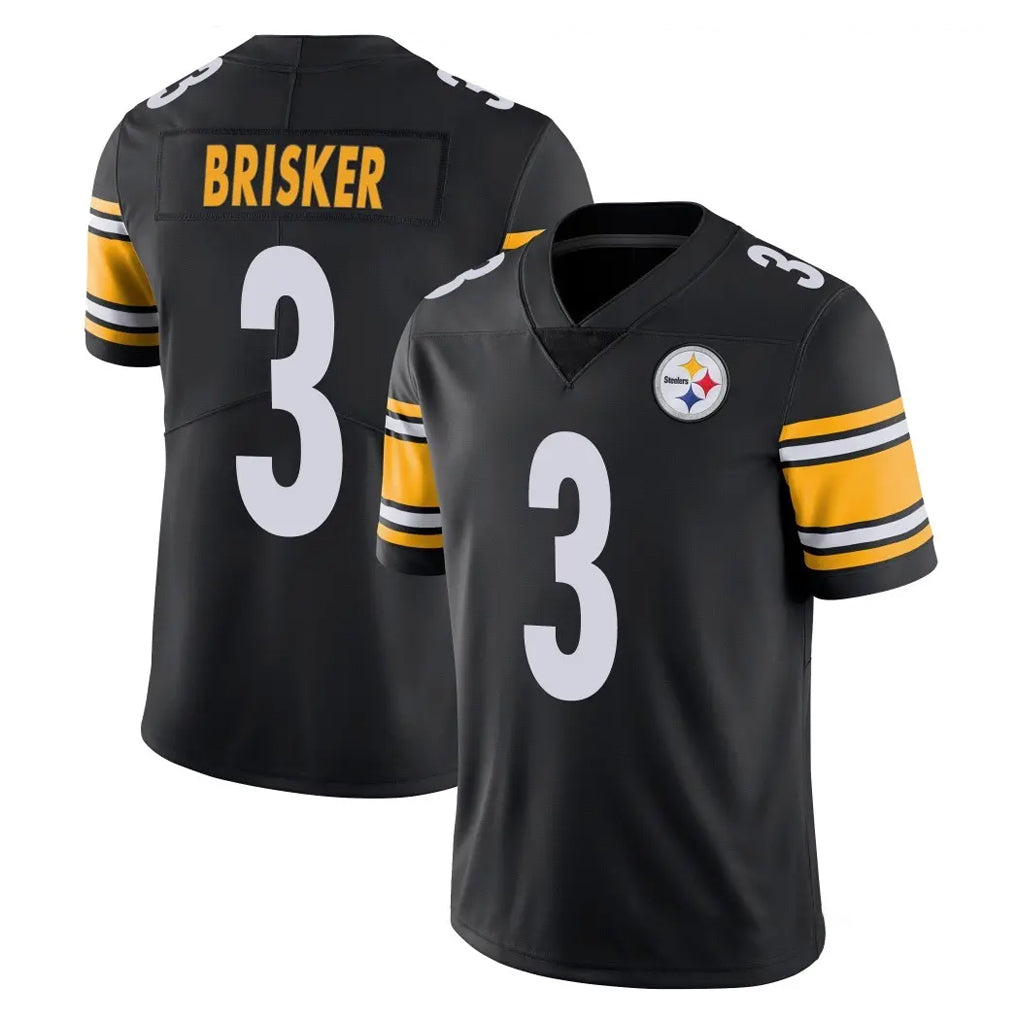 P.Steelers #3 Jaquan Brisker Player Black Limited Vapor Untouchable Home Game Qdoa Stitched Jerseys
