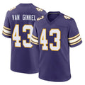 M.Vikings #43 Andrew Van Ginkel Player Purple Classic Home Game Qdoa Stitched Jerseys