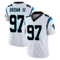 C.Panthers #97 Bobby Brown III Player White Vapor Untouchable Limited Game Qdoa Stitched Jerseys