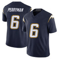 LA.Chargers #6 Denzel Perryman Player Navy Vapor F.U.S.E. Limited Home Game Qdoa Stitched Jerseys