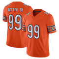 C.Bears #99 Gervon Dexter Sr. Player Orange Vapor F.U.S.E. Limited Home Game Qdoa Stitched Jerseys