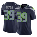 S.Seahawks #39 Ty Okada Player Navy Limited Vapor F.U.S.E. Home Game Qdoa Stitched Jerseys
