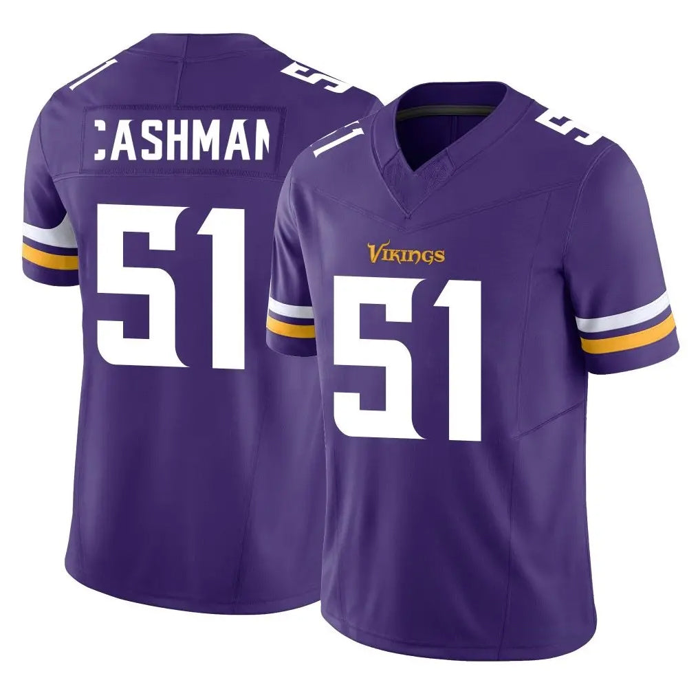 M.Vikings #51 Blake Cashman Player Purple Limited Vapor F.U.S.E. Home Game Qdoa Stitched Jerseys