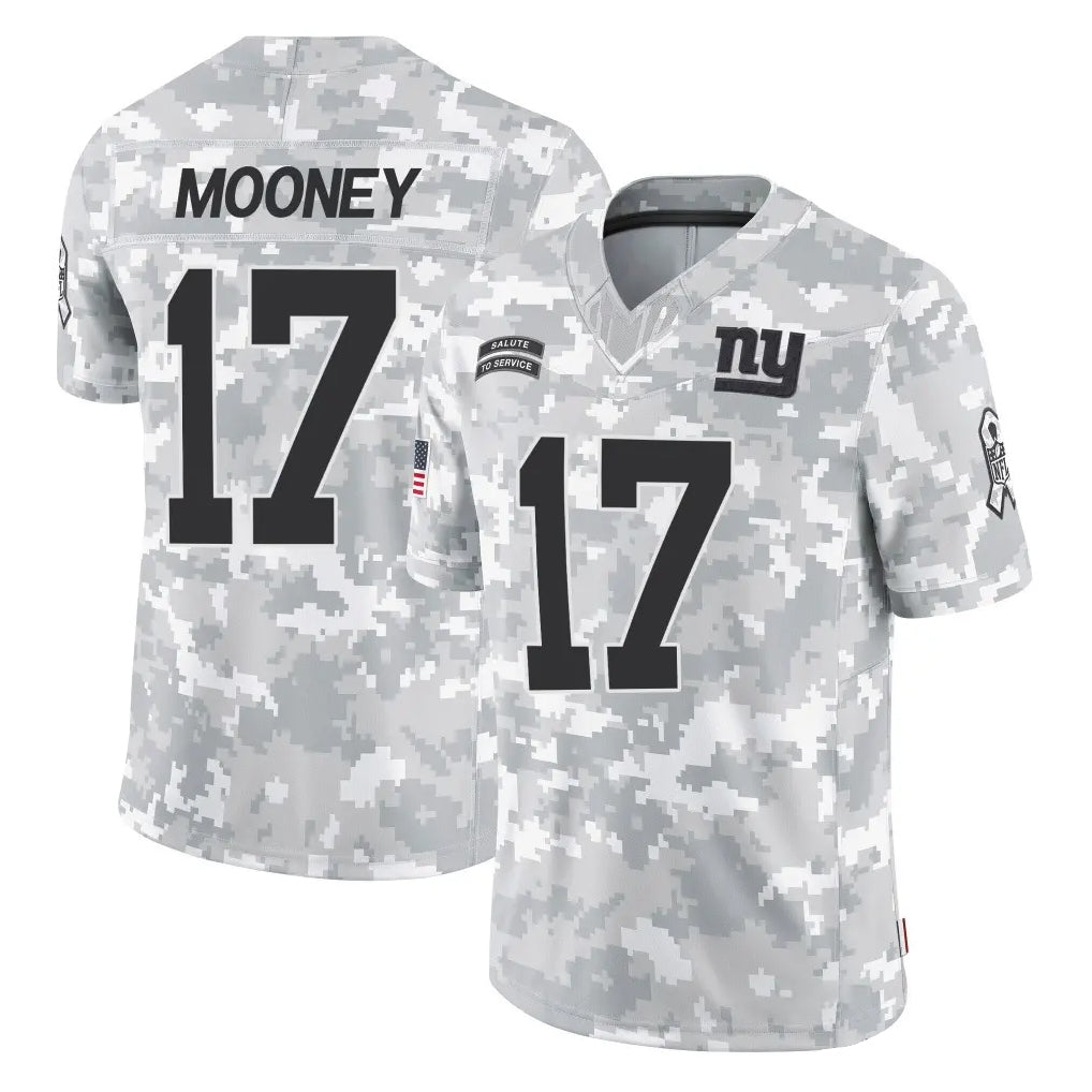 NY.Giants #17 Darnell Mooney Player Arctic Camo Salute To Service Limited Game Qdoa Stitched Jerseys