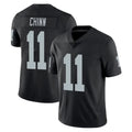 LV.Raiders #11 Jeremy Chinn Player Black Limited Vapor Untouchable Home Game Qdoa Stitched Jerseys