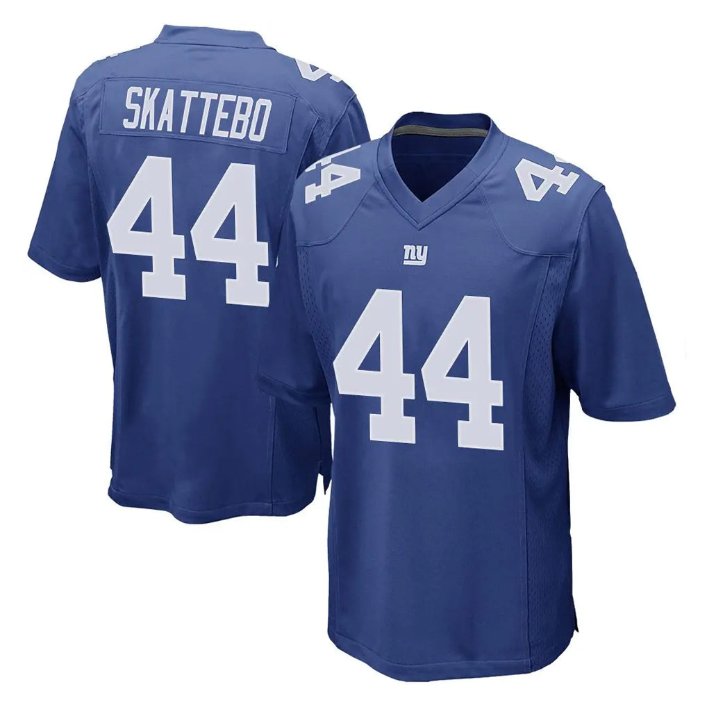 NY.Giants #44 Cam Skattebo Player Royal Home Game Qdoa Stitched Jerseys