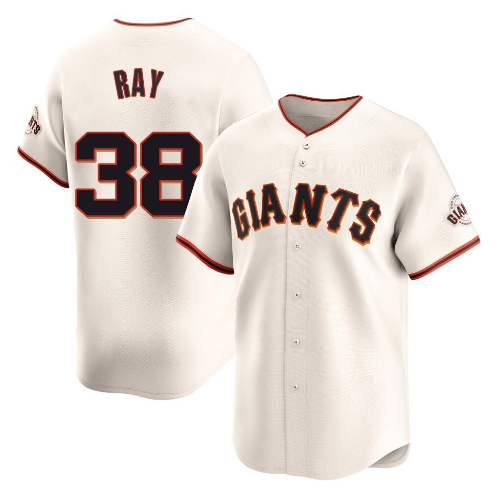 SF.Giants #38 Robbie Ray Player Cream Home Limited Qdoa Stitched Jerseys