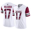 W.Commanders #17 Terry Mclaurin Player White Limited Vapor Home Game Qdoa Stitched Jerseys