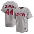 B.Red Sox #44 Aroldis Chapman Player Gray Road Limited Home Game Qdoa Stitched Jerseys