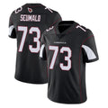 A.Cardinals #73 Isaac Seumalo Player Black Vapor Limited Home Game Qdoa Stitched Jerseys